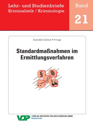 cover image of Standardmaßnahmen im Ermittlungsverfahren